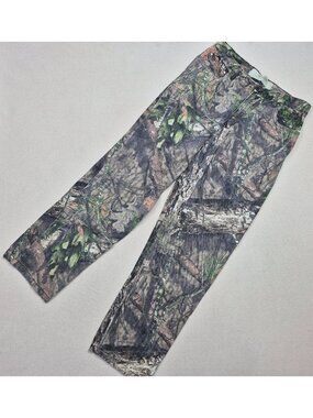 Rustic Ridge Men's Mossy Oak Camo Hunting Fishing Relaxed Denim Jeans Sz 34/34
